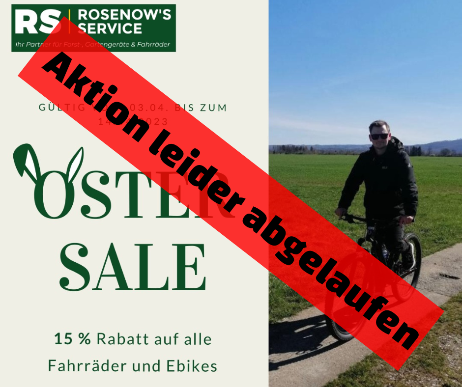Osteraktion 2023 bei Rosenow's Service