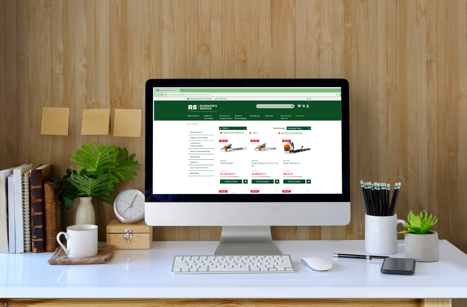 Rosenow's Service Online Shop